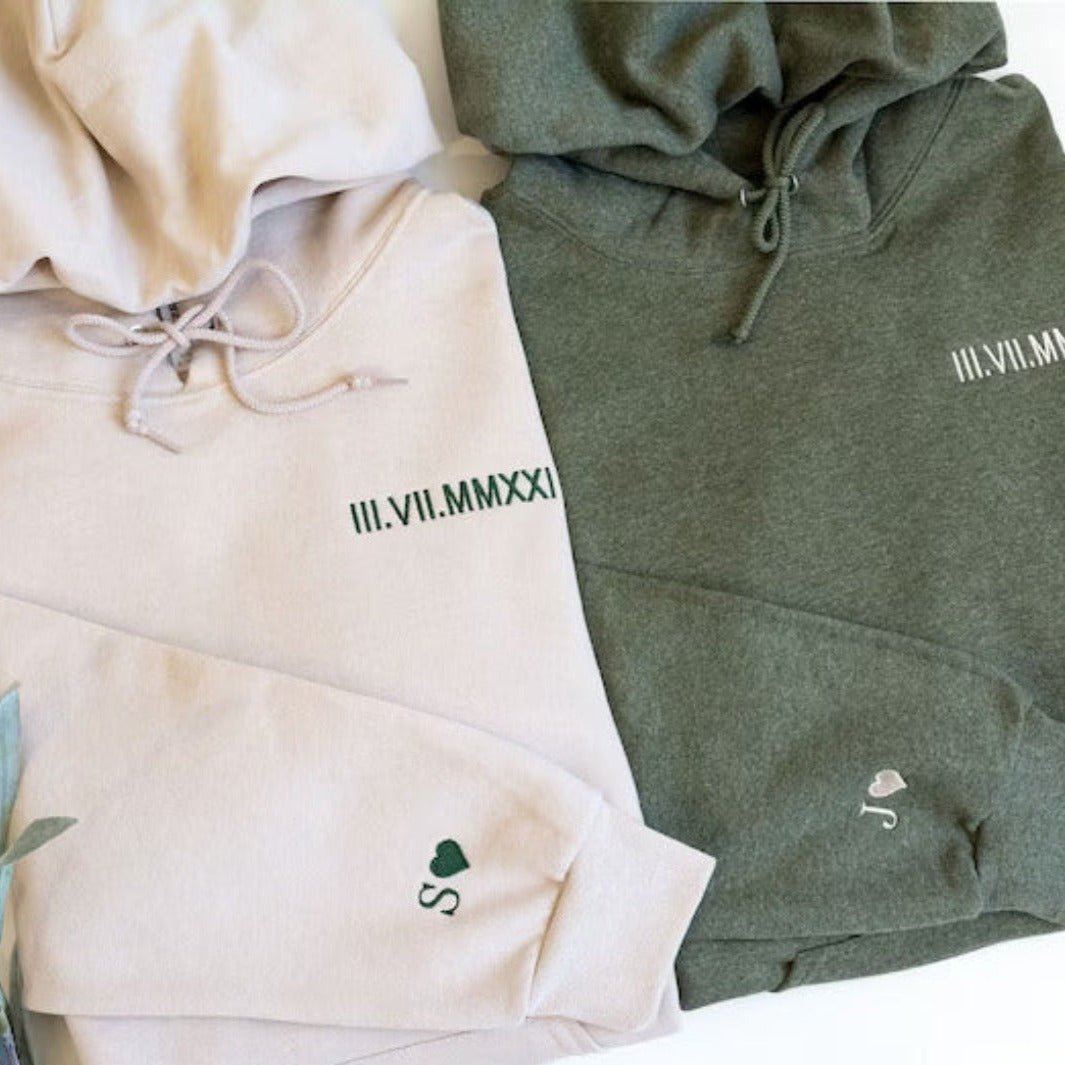 Embroidered Couples Hoodie - Poyzd