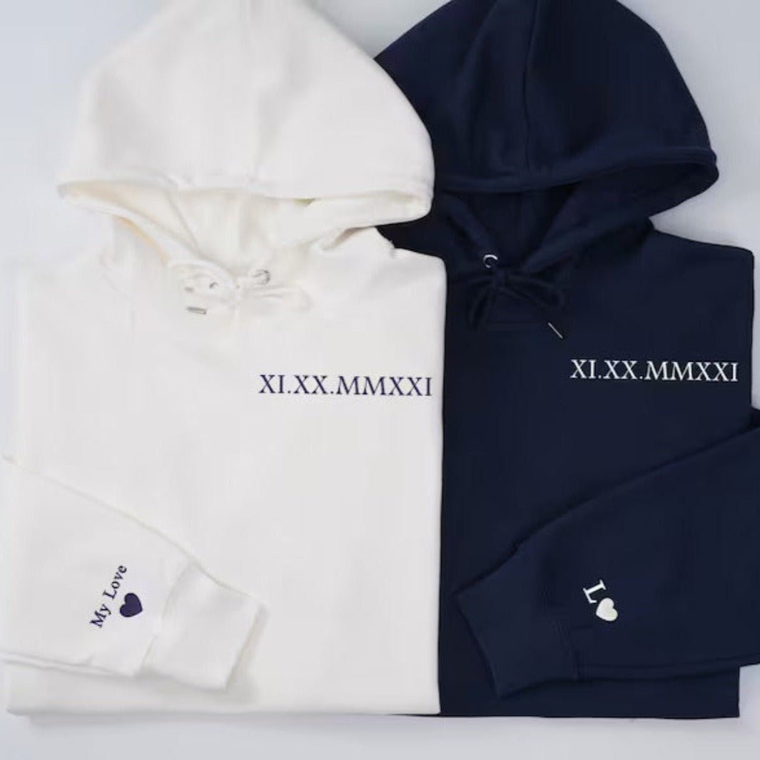 Embroidered Couples Hoodie - Poyzd