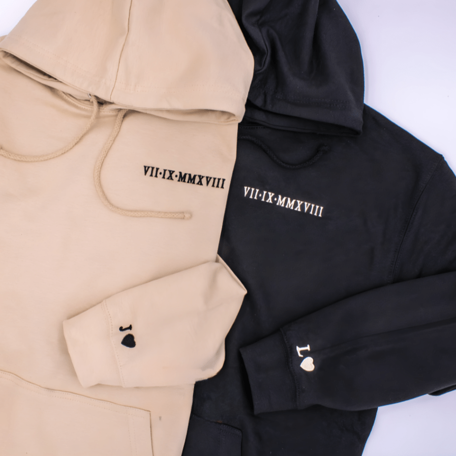 Embroidered Couples Hoodie - Poyzd
