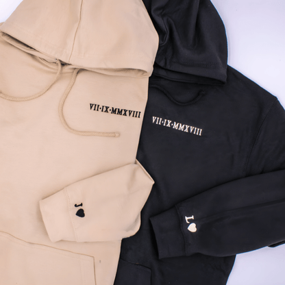 Embroidered Couples Hoodie - Poyzd