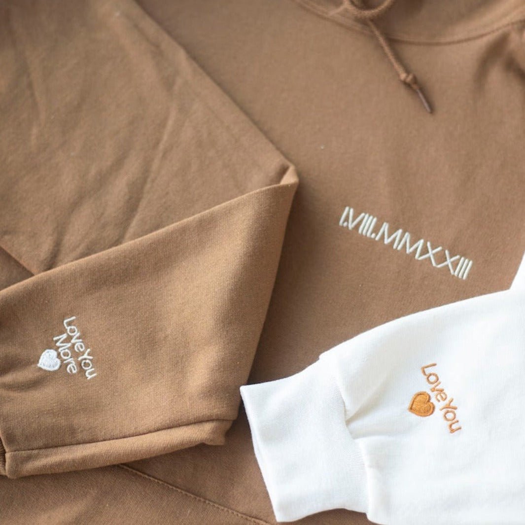 Embroidered Couples Hoodie - Poyzd