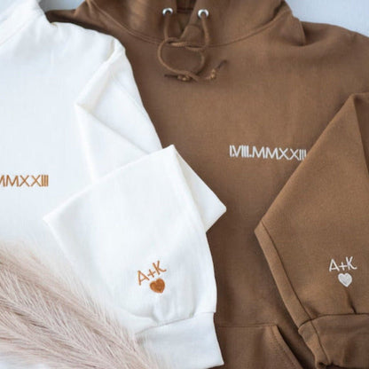 Embroidered Couples Hoodie - Poyzd