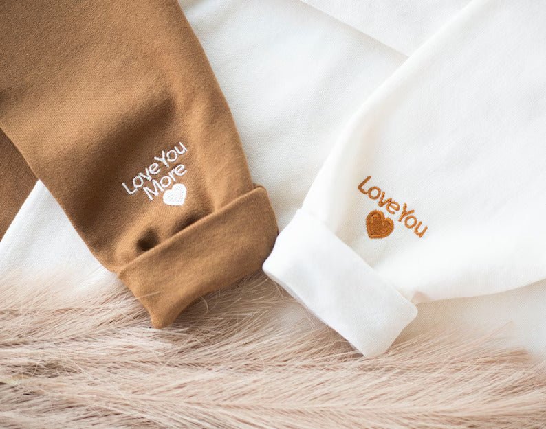Embroidered Couples Sweatshirt - Poyzd